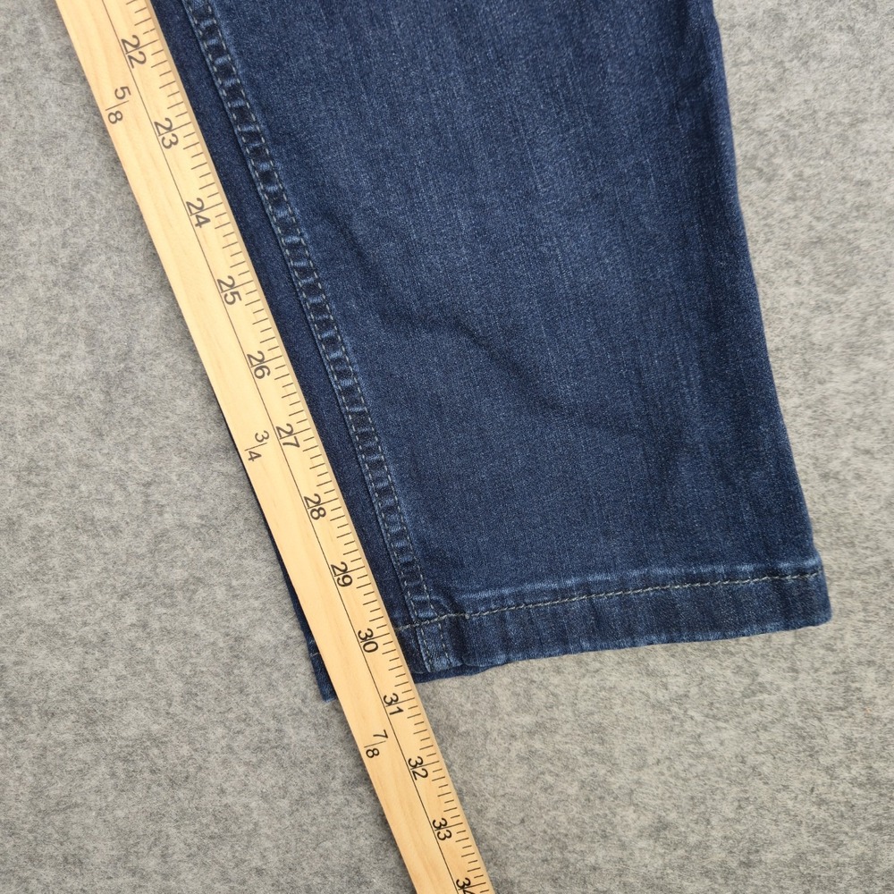 Mugsy Fultons Men's 36x32 Dark Wash Blue Jeans Straight Leg FLX3NFU Stretch - Picture 7 of 10
